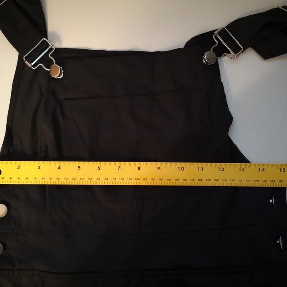 Shein Ladies Lightweight Adjustable Straps Black Overalls - Picture 10 of 10